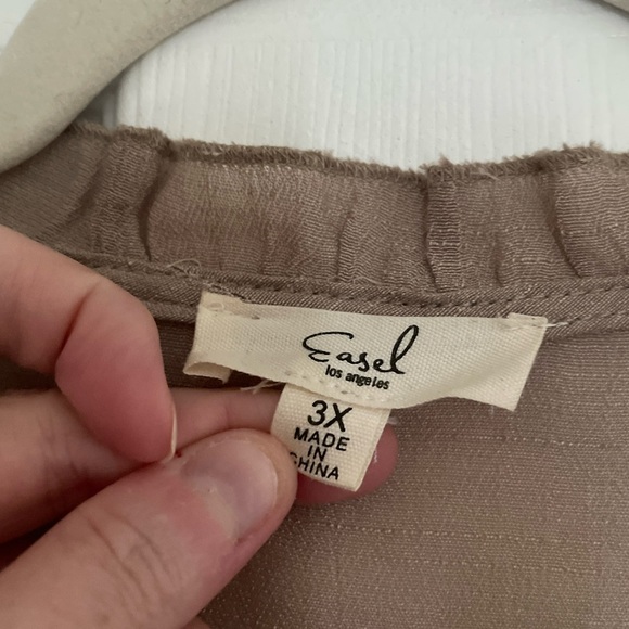 ❌SOLD Ruffled Open Front Kimono - Picture 2 of 2